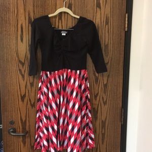Pinup Couture Bad Girl Harlequin Dress Size L NWT